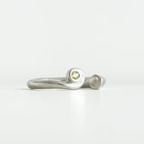"EMBRASSER" ARGENT 925 PASSIVÉ SERTIE DE PIERRES FINES
