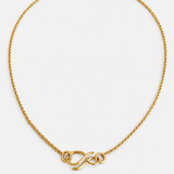 “MINI-INFINITE NECKLACE”-18K GOLD VERMEIL NECKLACE