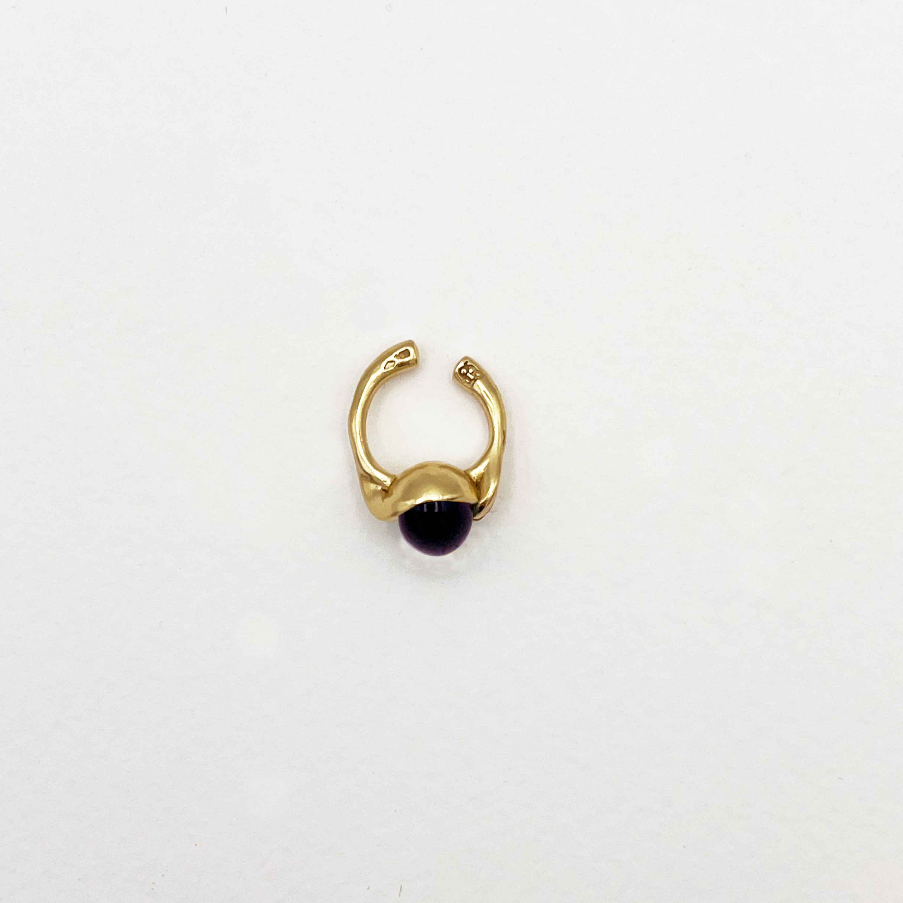 "EARCUFF ECLIPSE"-EARCUFF VERMEIL OR 18 CARATS