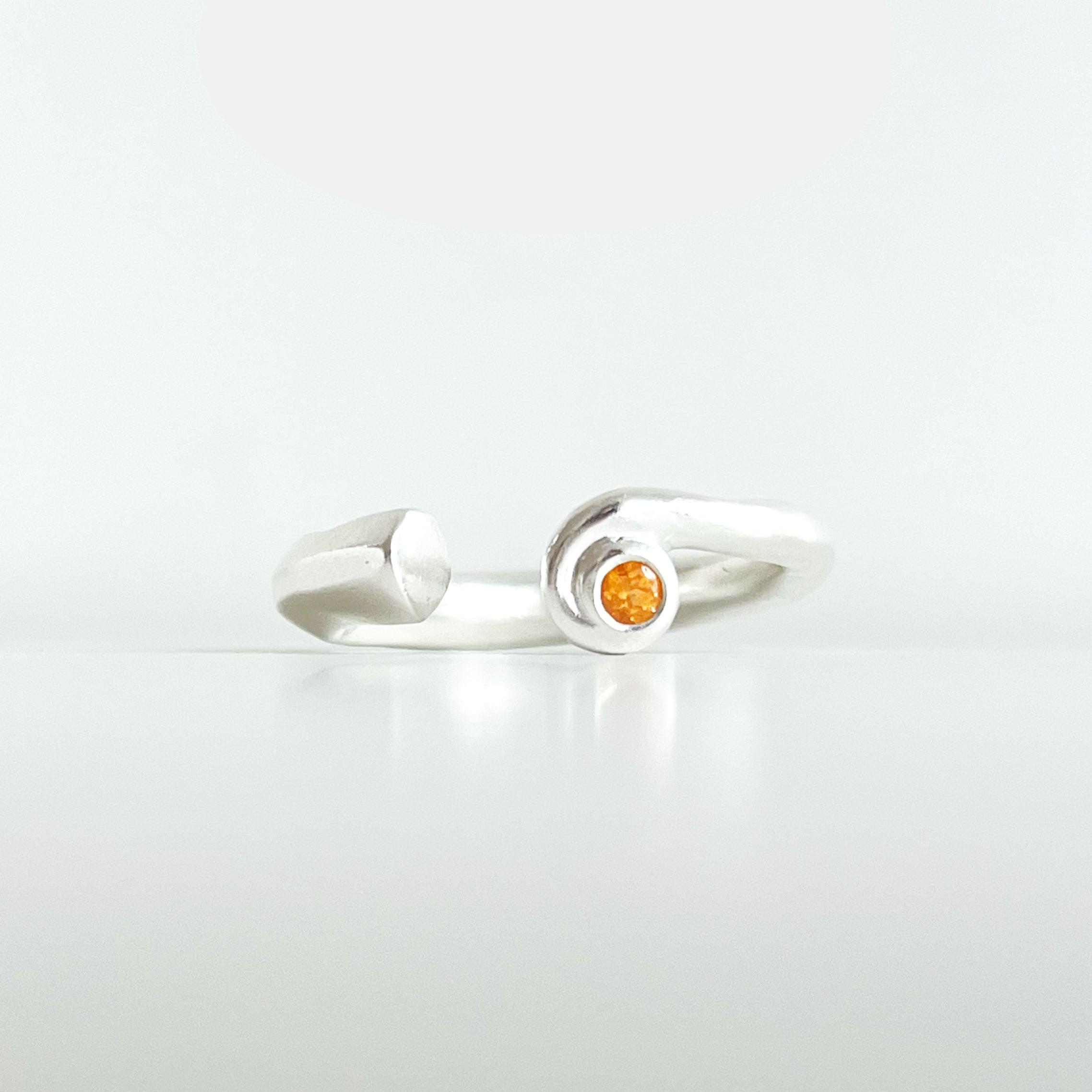 "EMBRASSER" ARGENT 925 PASSIVÉ SERTIE DE PIERRES FINES
