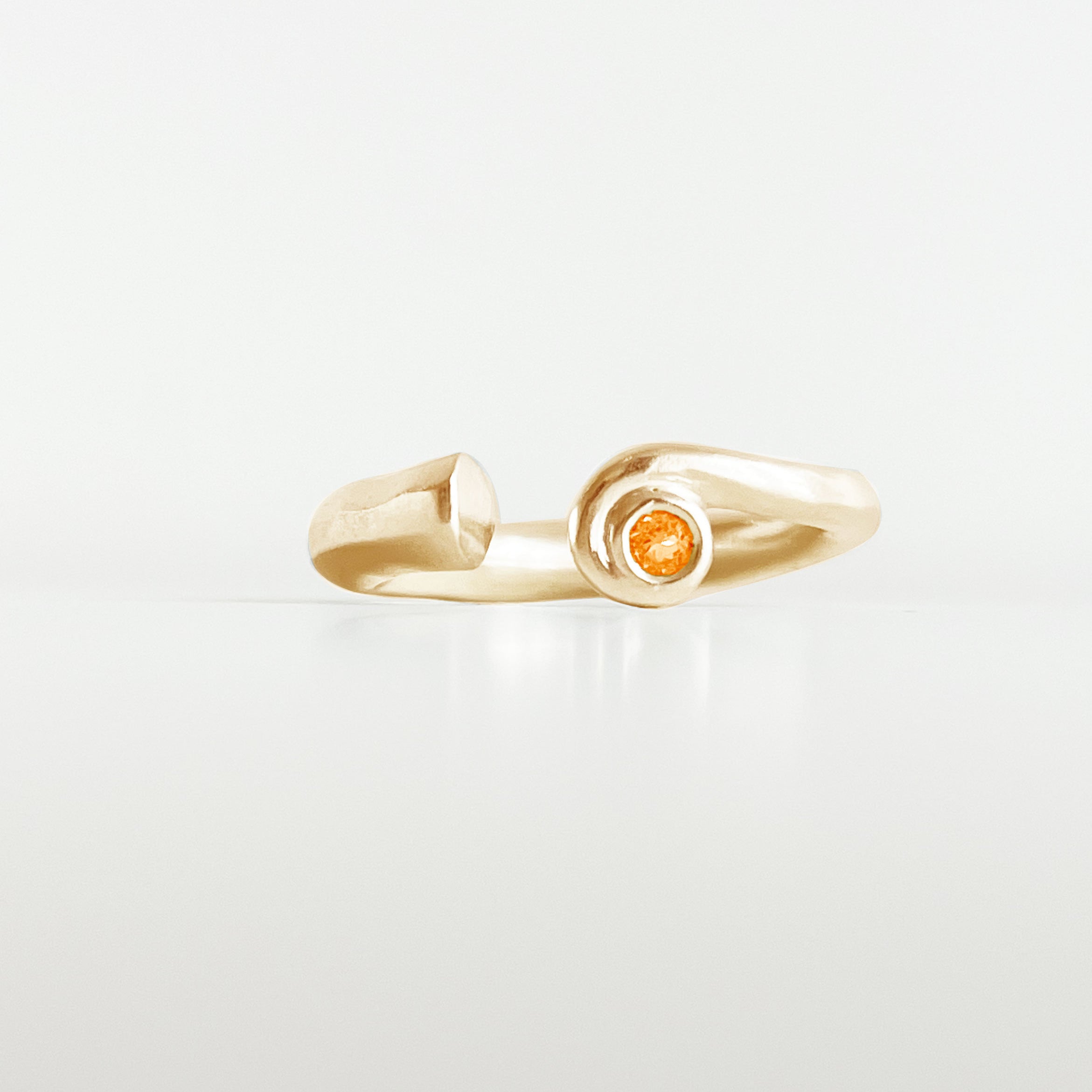 "EMBRASSER"VERMEIL OR 18 CARATS SERTIE DE PIERRES FINES