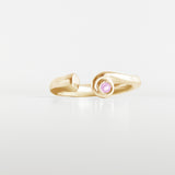 "EMBRASSER"VERMEIL OR 18 CARATS SERTIE DE PIERRES FINES