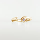 "EMBRASSER"VERMEIL OR 18 CARATS SERTIE DE PIERRES FINES