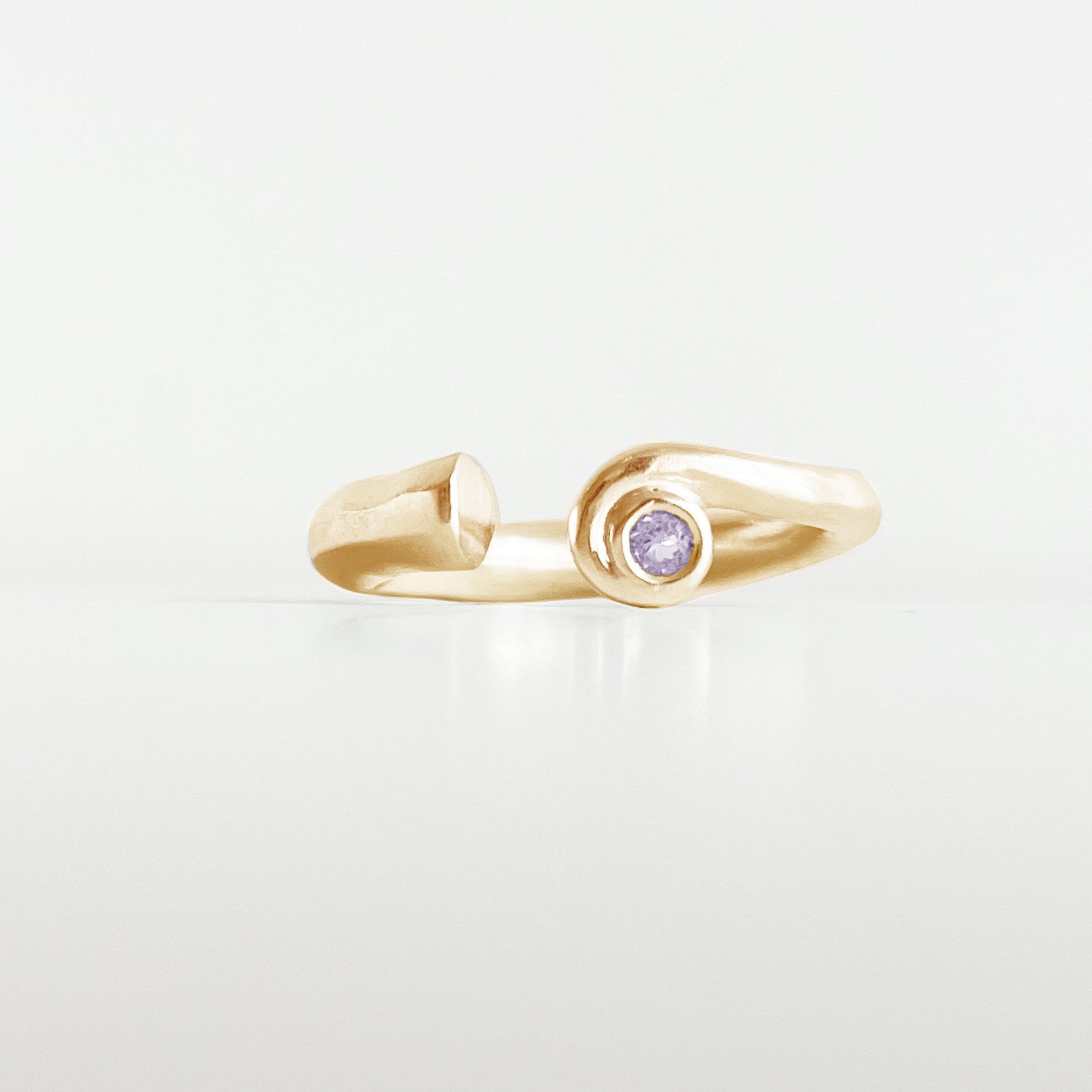 "EMBRASSER"VERMEIL OR 18 CARATS SERTIE DE PIERRES FINES
