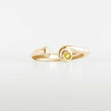 "EMBRASSER"VERMEIL OR 18 CARATS SERTIE DE PIERRES FINES