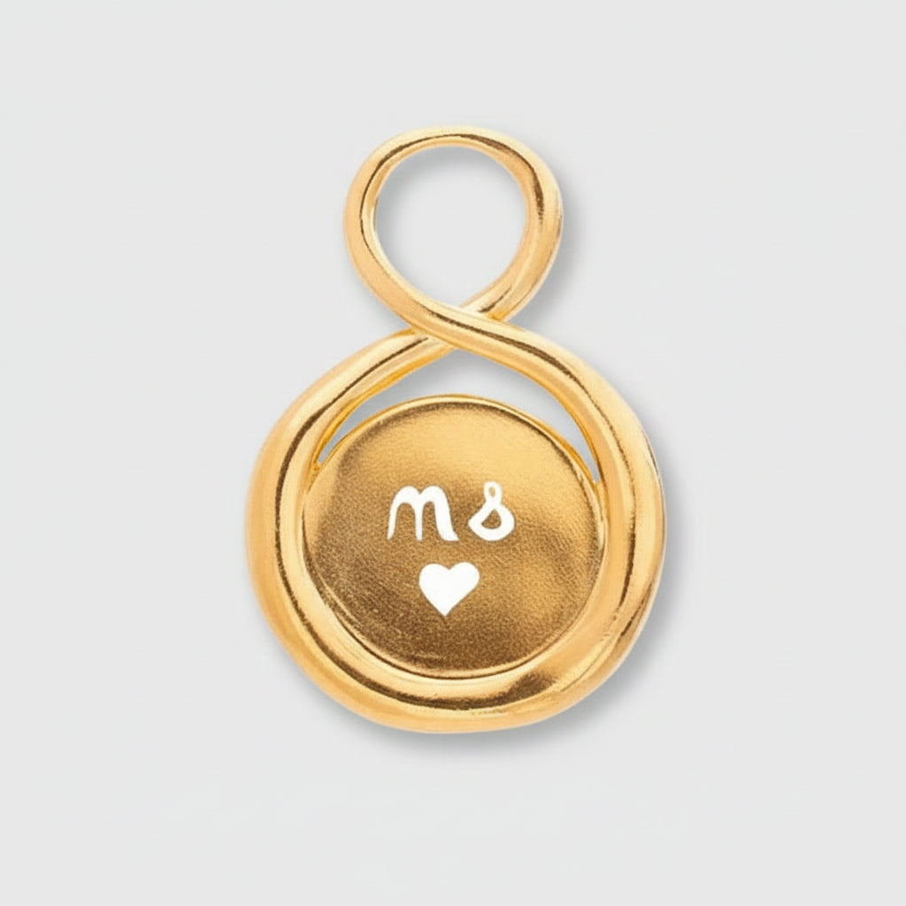 PENDENTIF ASTRE VERMEIL OR 18 CARATS PERSONNALISABLE