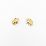 "GOUTTES COEUR" BOUCLE D'OREILLE EN VERMEIL OR 18 CARATS