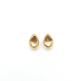 "GOUTTES COEUR" BOUCLE D'OREILLE EN VERMEIL OR 18 CARATS