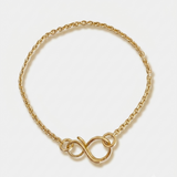 “MINI INFINITE BRACELET”-18K GOLD VERMEIL BRACELET