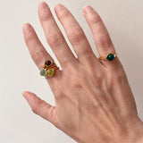 BAGUE MINI ECLIPSE VERMEIL OR 18 CARATS