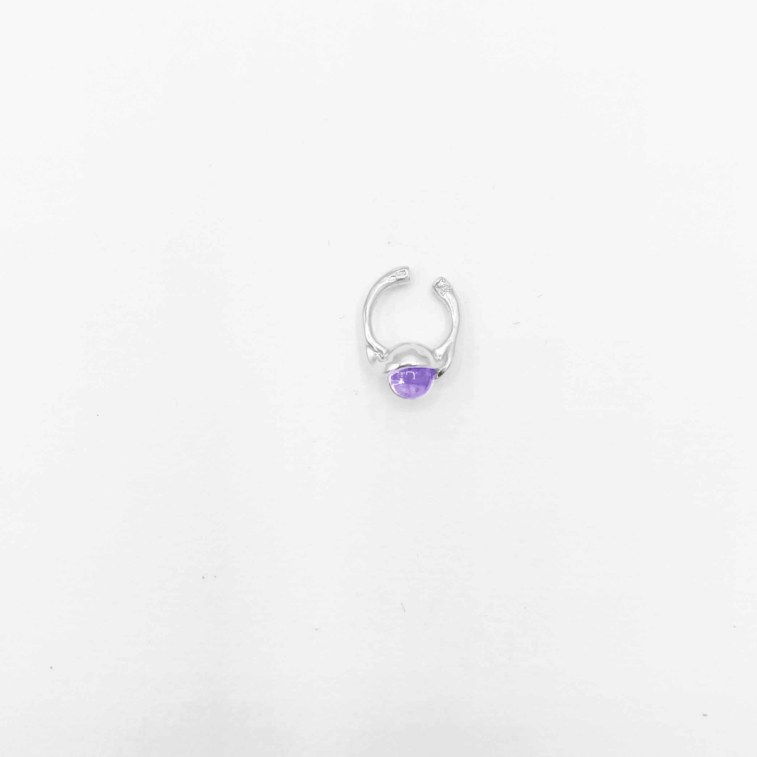 "EARCUFF ECLIPSE" PASSIVATED 925 SILVER