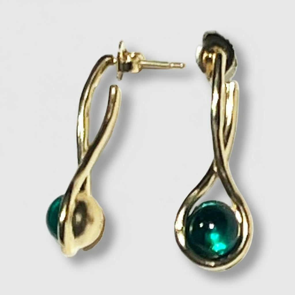 "LES DORMEUSES ECLIPSES " VERMEIL OR 18 CARATS