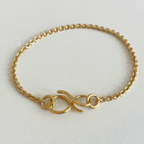 “MINI INFINITE BRACELET”-18K GOLD VERMEIL BRACELET