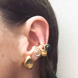 "EARCUFF ECLIPSE"-EARCUFF VERMEIL OR 18 CARATS