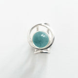 “ECLIPSE SIGNET RING” TRANSPARENT PASSIVATED 925 SILVER