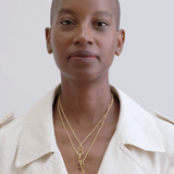 “MINI-INFINITE NECKLACE”-18K GOLD VERMEIL NECKLACE
