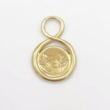 18 CARAT GOLD VERMEIL FISH PENDANT
