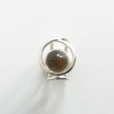 “ECLIPSE SIGNET RING” TRANSPARENT PASSIVATED 925 SILVER
