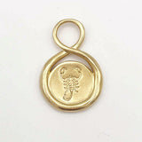 18 CARAT GOLD VERMEIL SCORPION PENDANT