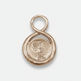 PENDENTIF VERSEAU EN BRONZE ROSÉ