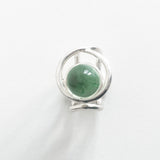“ECLIPSE SIGNET RING” TRANSPARENT PASSIVATED 925 SILVER