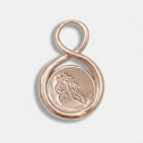 PENDENTIF VIERGE EN BRONZE ROSÉ