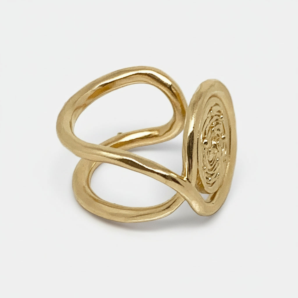 Chevalière | vermeil or 18 carats | Fabriqué en France | LAH Paris