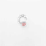 “ECLIPSE SIGNET RING” TRANSPARENT PASSIVATED 925 SILVER