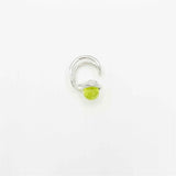 “ECLIPSE SIGNET RING” TRANSPARENT PASSIVATED 925 SILVER