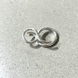 FERMOIR INFINI EN ARGENT PASSIVÉ