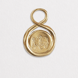 PENDENTIF GEMEAUX EN OR 18 CARATS