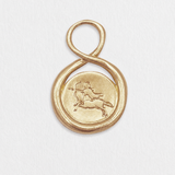 PENDENTIF SAGITTAIRE EN VERMEIL OR 18 CARATS