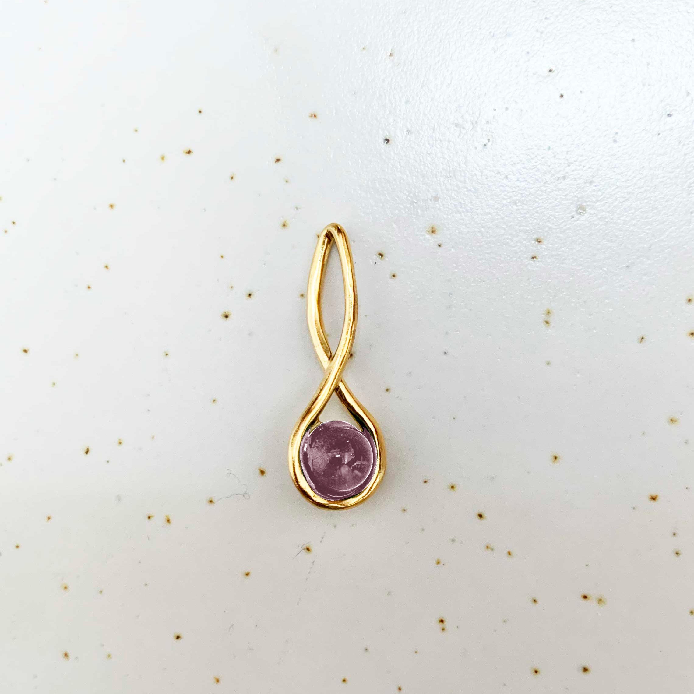 "LE PENDENTIF ECLIPSE" VERMEIL OR 18 CARATS